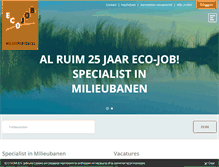 Tablet Screenshot of ecojob.nl